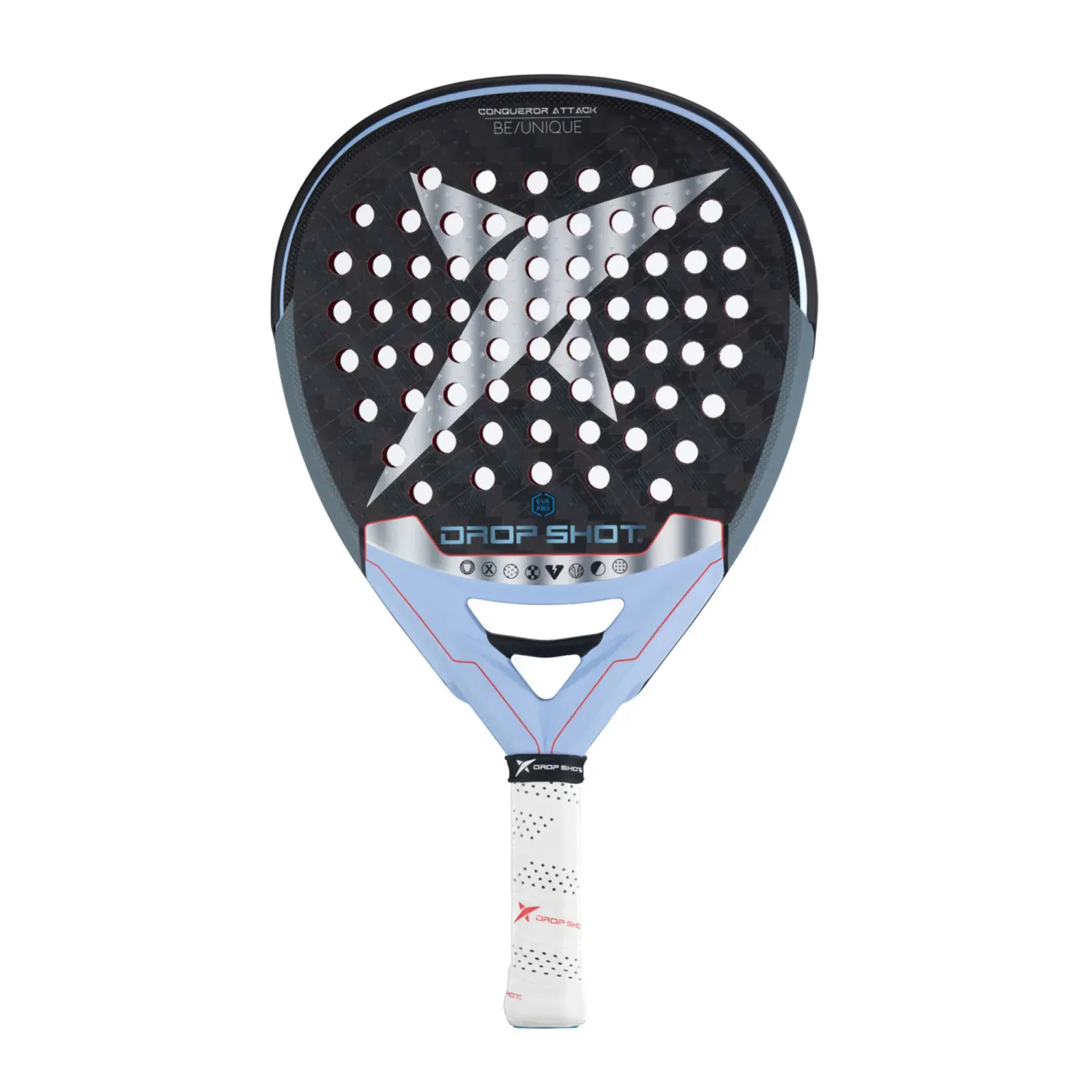 DROP SHOT CONQUEROR ATTACK (SERIE JMD) 2024 + FUNDA + PROTECTOR + GRIP
