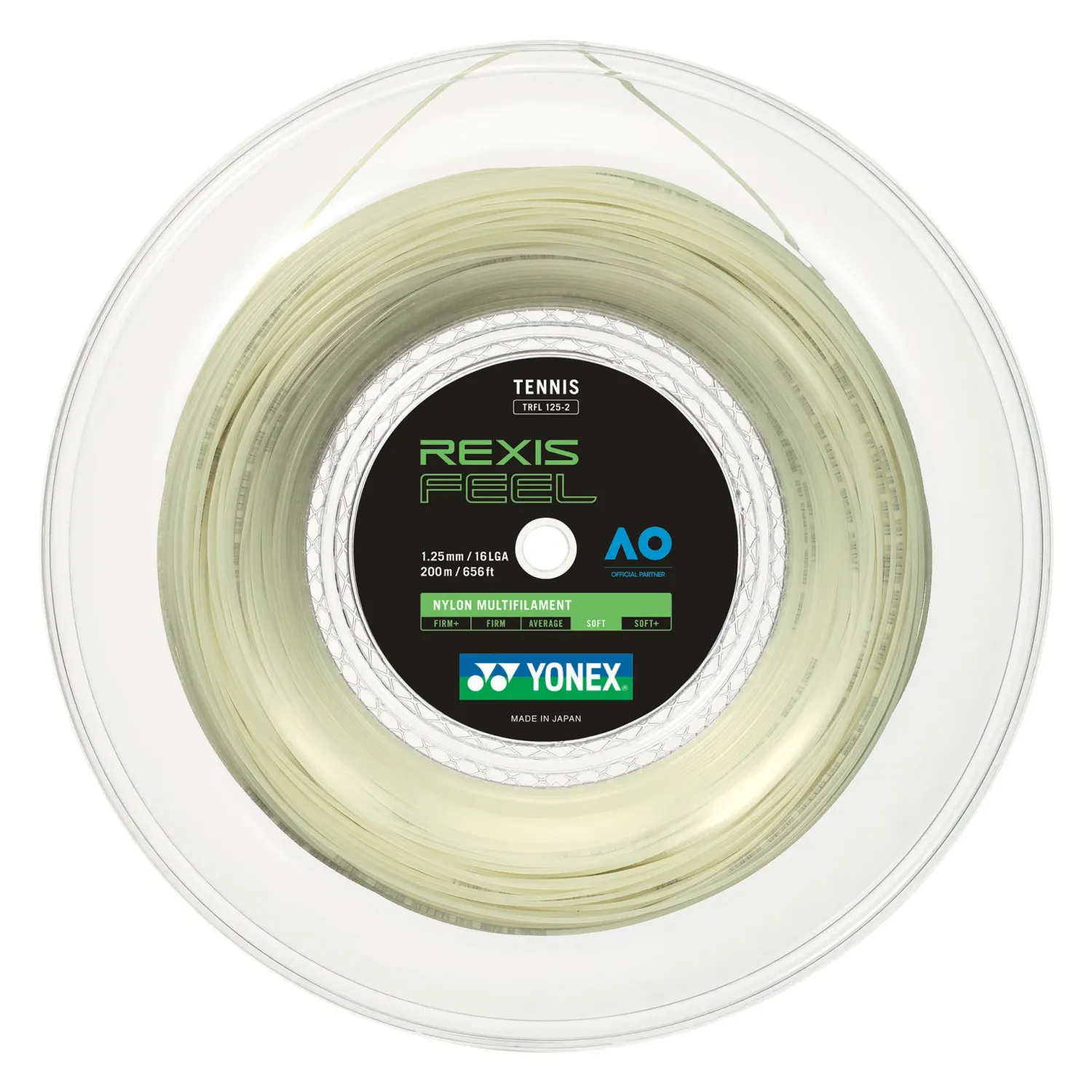 Rollo Cuerda Tenis REXIS FEEL 1.25 / 16L Blanco
