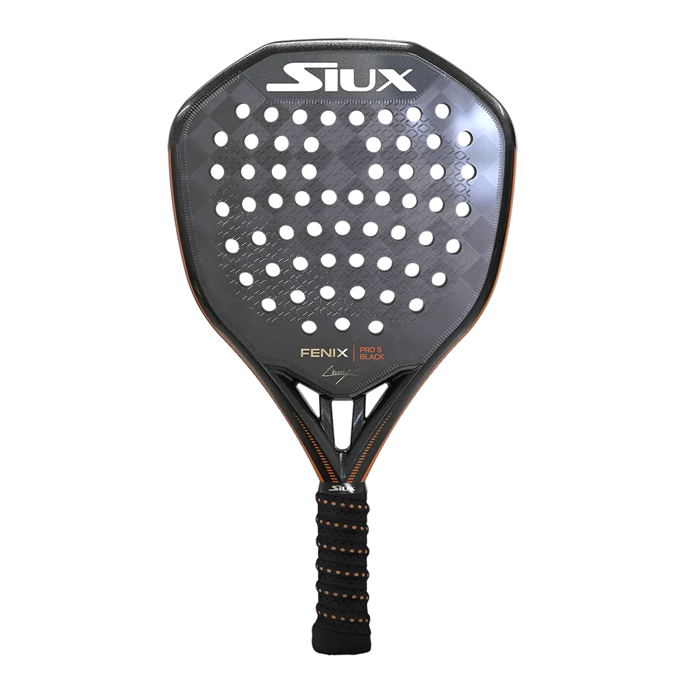 SIUX FENIX PRO V BLACK LEO AUGSBURGUER + PROTECTOR + GRIP