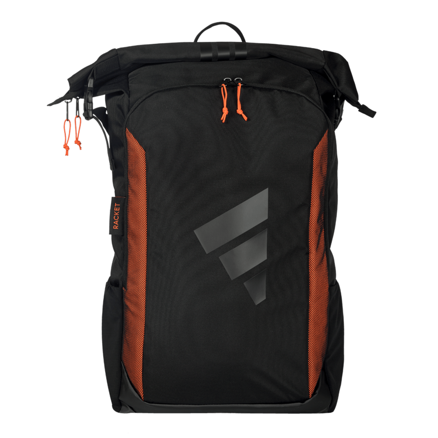 MOCHILA ADIDAS MULTIGAME NEGRA/NARANJA 3.4