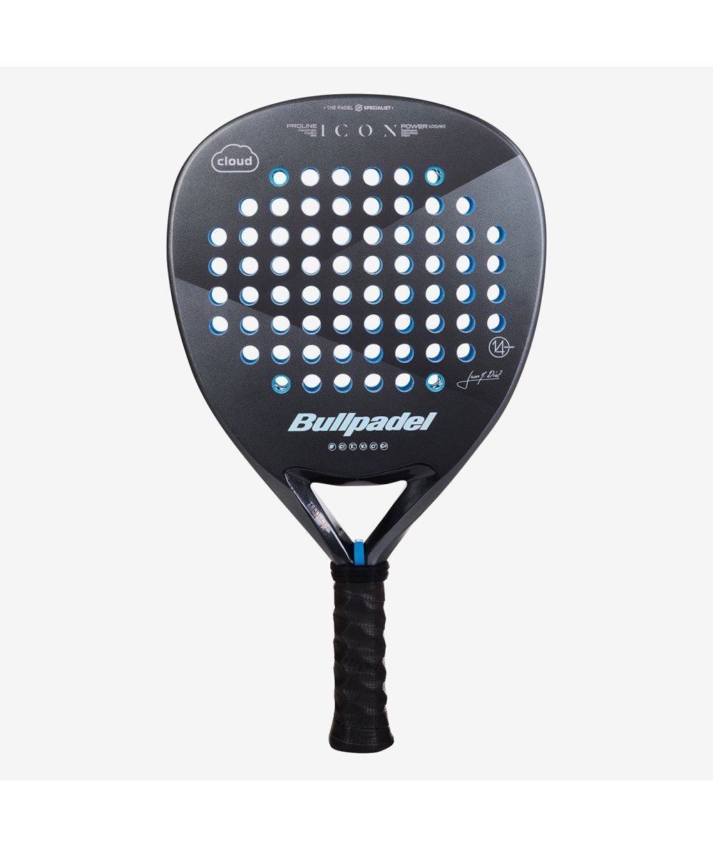 PALA BULLPADEL ICON CLOUD 2025 JUAN MARTÍN DÍAZ + PROTECTOR + GRIP