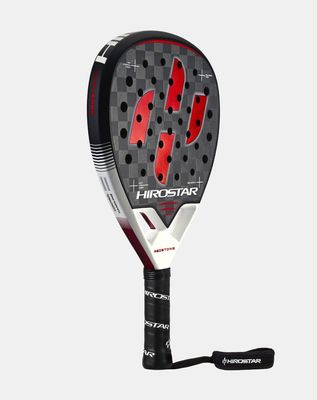 PALA DE PÁDEL HIROSTAR REDSTONE 2025 + FUNDA + PROTECTOR + GRIP