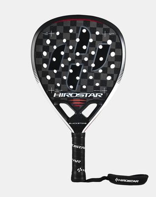 PALA DE PÁDEL HIROSTAR BLACKSTONE 2025 + FUNDA + PROTECTOR + GRIP