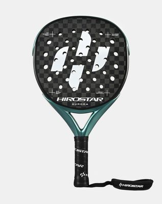 PALA DE PADEL HIROSTAR AURORA 2025 + FUNDA + PROTECTOR + GRIP