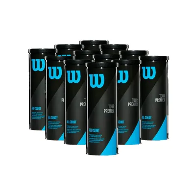 PELOTA DE TENIS WILSON TOUR PREMIER ALL CT 3 BALL CAN (12 TARROS)