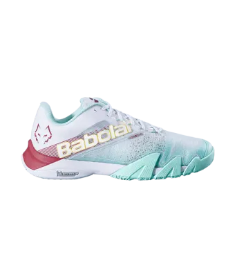 Zapatillas Babolat Jet Premura 2 Blanco/Rojo Juan Lebrón
