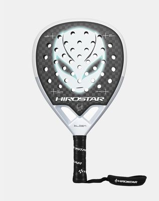 PALA DE PÁDEL HIROSTAR ALÍEN 2025 12 K TOLITO AGUIRRE + PROTECTOR + GRIP