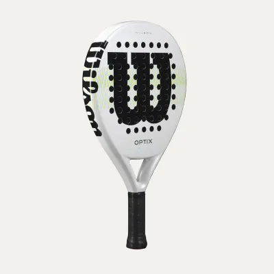 Wilson Optix V1 White Padel 2 + Protector + Grip