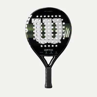 Wilson Optix V1 Black Padel 2 + Protector + Grip