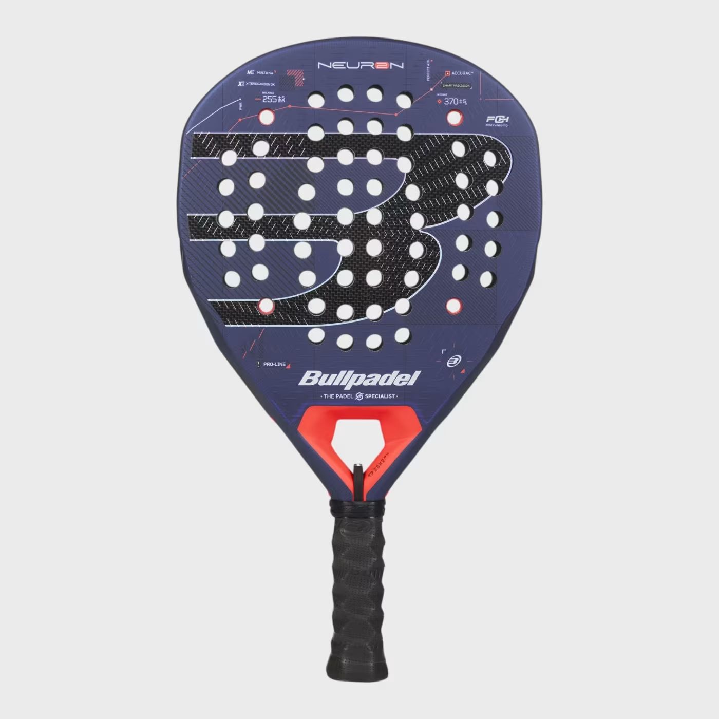 PALA BULLPADEL NEURON Fede Chingotto 2027 + Protector + Grip (PREVENTA)