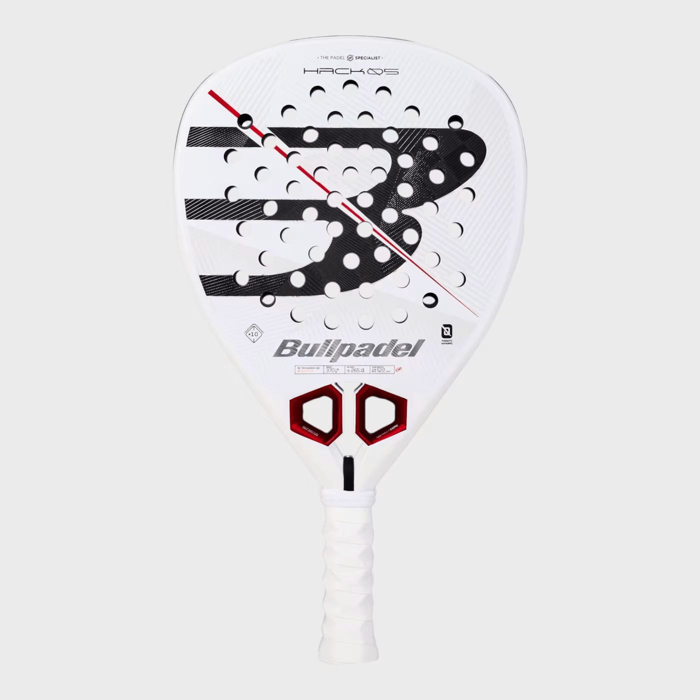 PALA BULLPADEL HACK 05 Paquito Navarro 2027 + Protector + Grip (PREVENTA)
