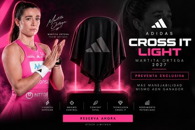 Adidas Cross it light Martita Ortega 2027 + Morral + Protector + Grip (PREVENTA)