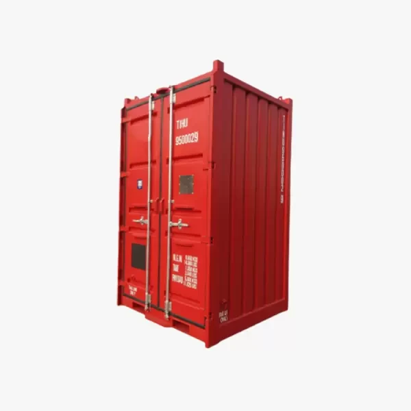 10,5’ MINI DNV SHIPPING CONTAINERS ( RED )