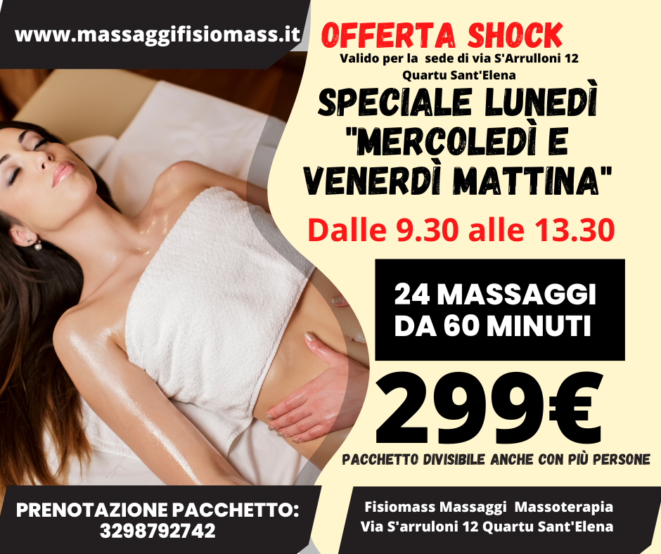Speciale 24 massaggi mattinê
