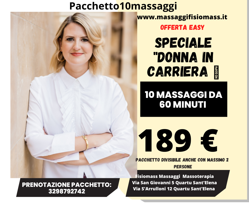 Speciale Donna in Carriera 10 massaggi