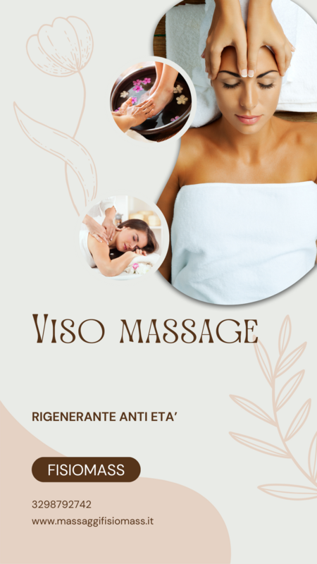 Massaggio al viso rigenerante anti età’ 