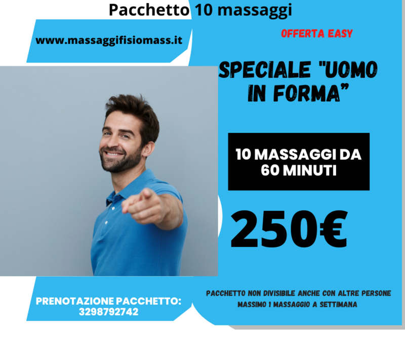 Speciale Uomo in forma Pak 10 Massaggi