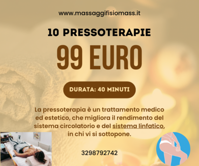 10 Pressoterapie