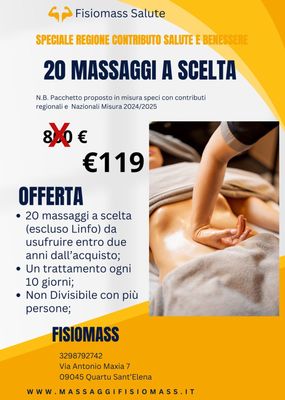 20 massaggi promo della salute
