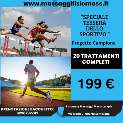 Progetto Campione Speciale 16/39 anni. 20 Trattamenti