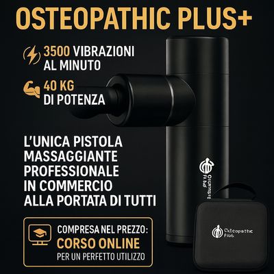 Pistola massaggiante Osteopathic Plus+