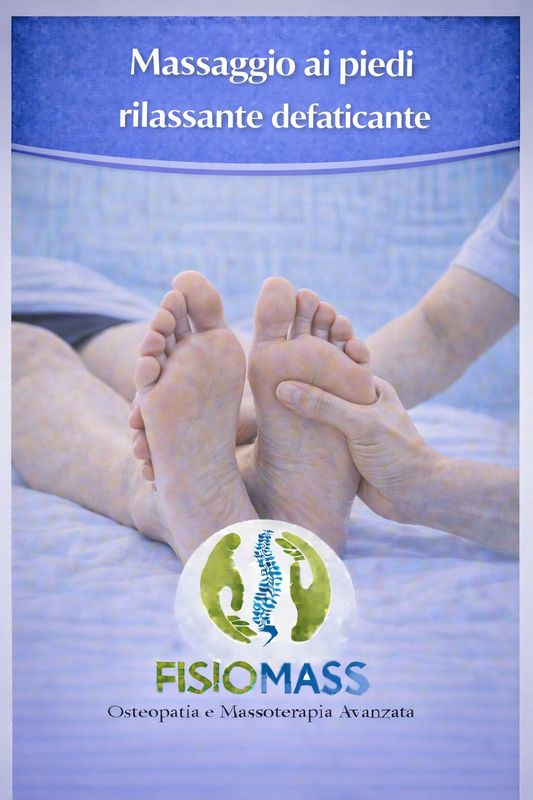 Massaggio ai piedi rilassante defaticante