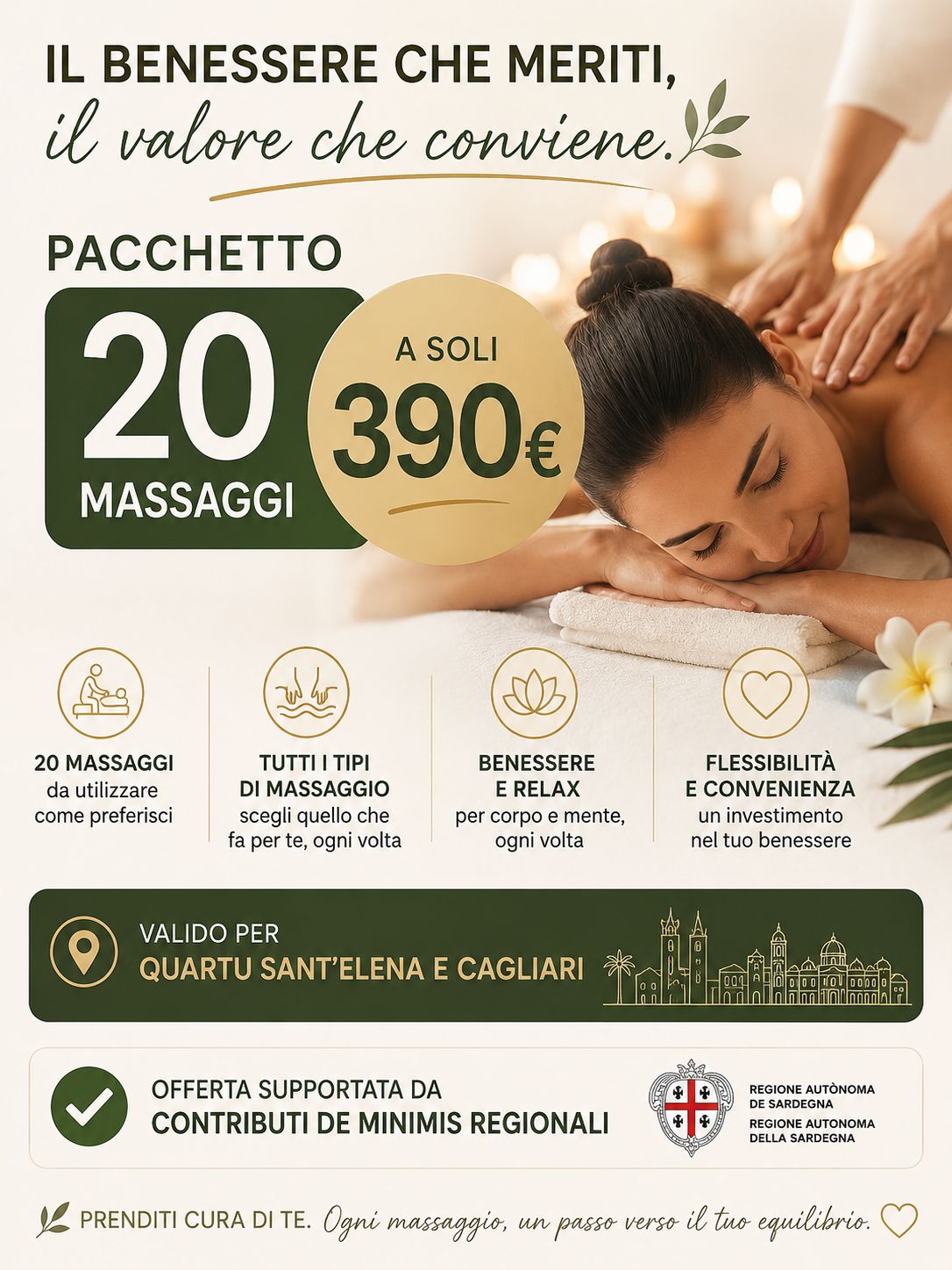 20 sedute massaggio Ras