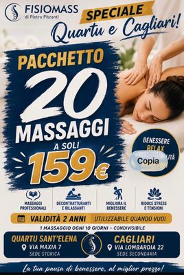 Promo 20 massaggi