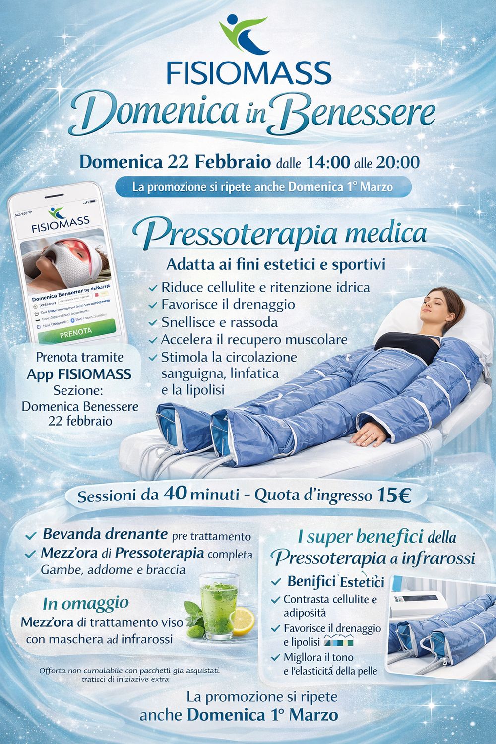 Domenica in benessere Pressoterapia