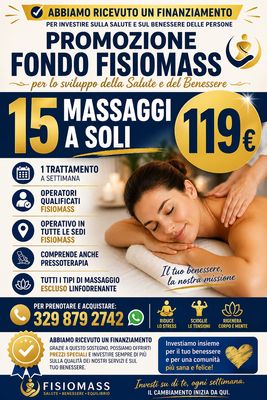 Fondo Fisiomass 15 trattamenti