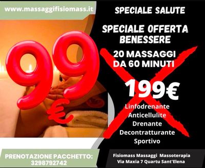 20 trattamenti speciale 99 euro