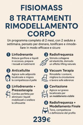 Percorso Rimodellamento Corpo 8 trattamenti