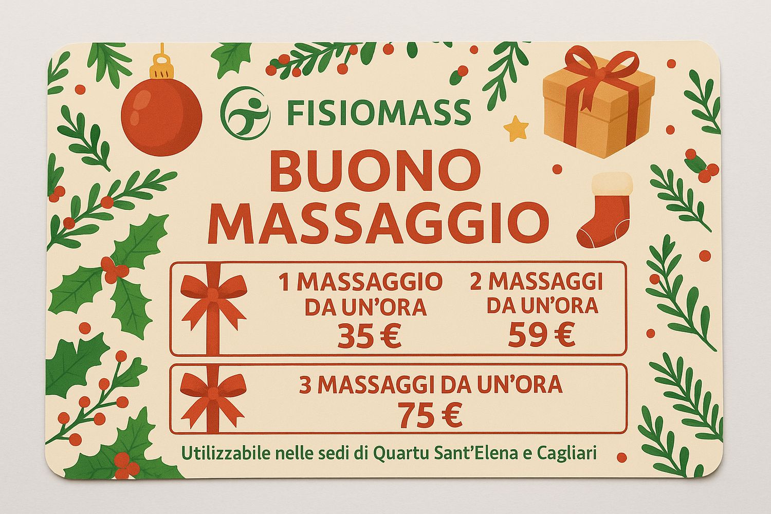 Buono Natale 2 massaggi