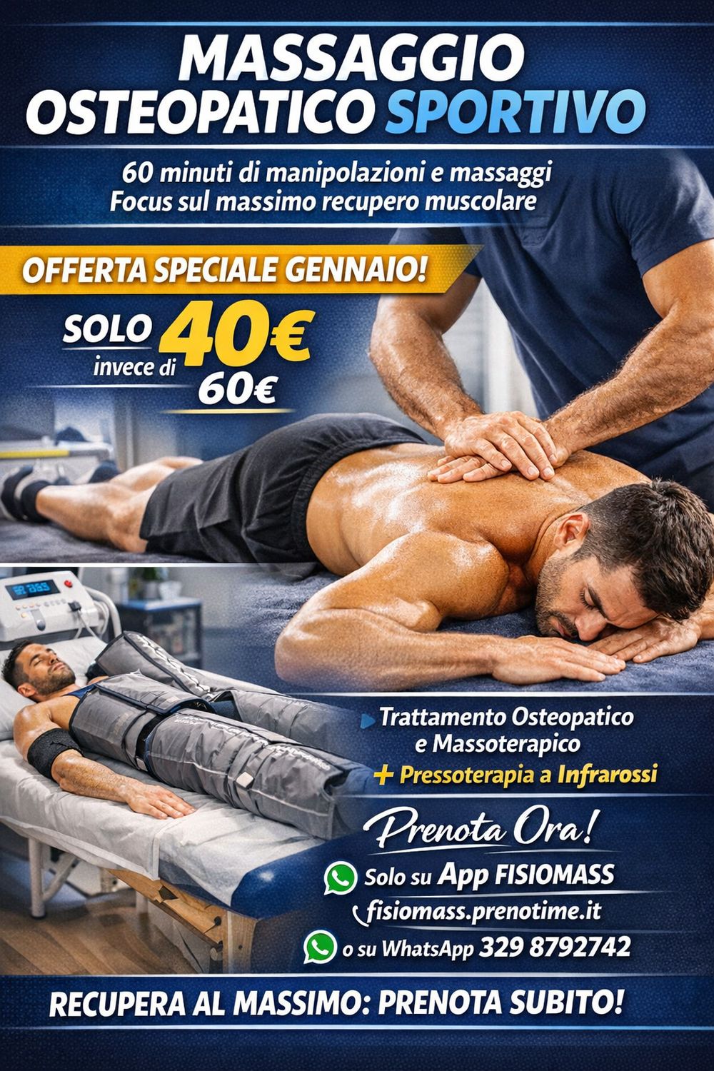 Massaggio Osteopatico Sportivo