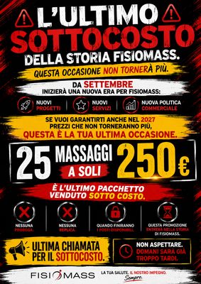 25 Massaggi sottocosto atto finale