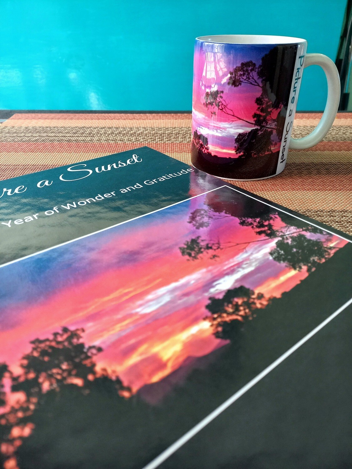Picture a Sunset Combo: Hardcover &amp; Coffee Mug