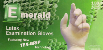 Latex Gloves - Exam Powder Free 5 mil.