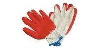 Red Latex Dipped String Knit Gloves Red Latex Dipped String Knit Gloves