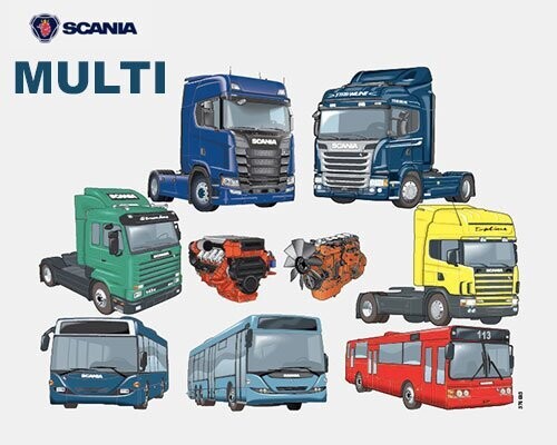 Scania Multi Electronic Parts Catalog 10.2021 Release