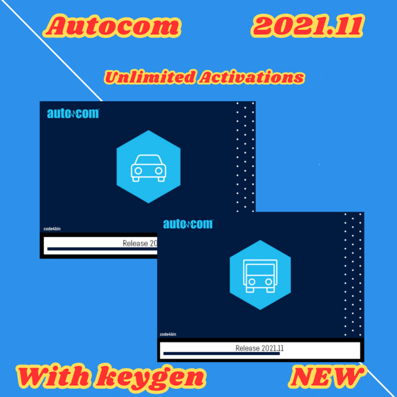 New 2021.11 with keygen car truck diagnostic tools diagnostic