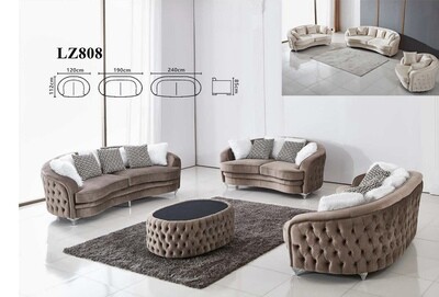 PFW808 Elegant Sofa with 3 + 2 + 1 seater