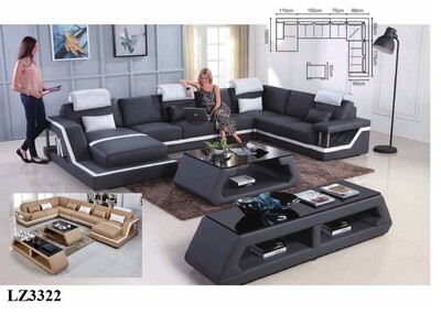 PFW3322 7 seate modular U shape sofa. Must be pre-ordered