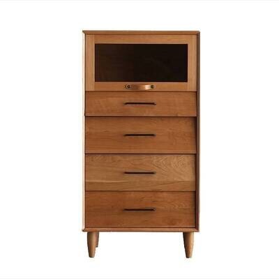 A037 日式實木五斗櫃 (chest of drawers)
