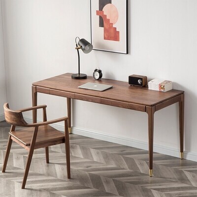 A023 黑胡桃木書桌  (walnut desk)