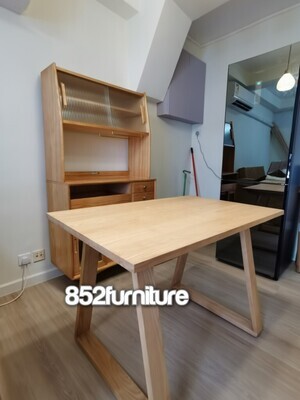 (包送貨安裝 | Delivery and Assembly Included) A112 日式實木餐桌 (不連椅）(dining table,no chair)