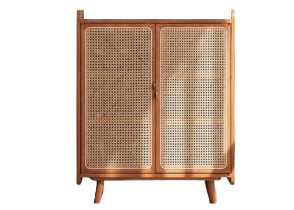A033 日式藤織鞋櫃 (rattan shoe cabinet)