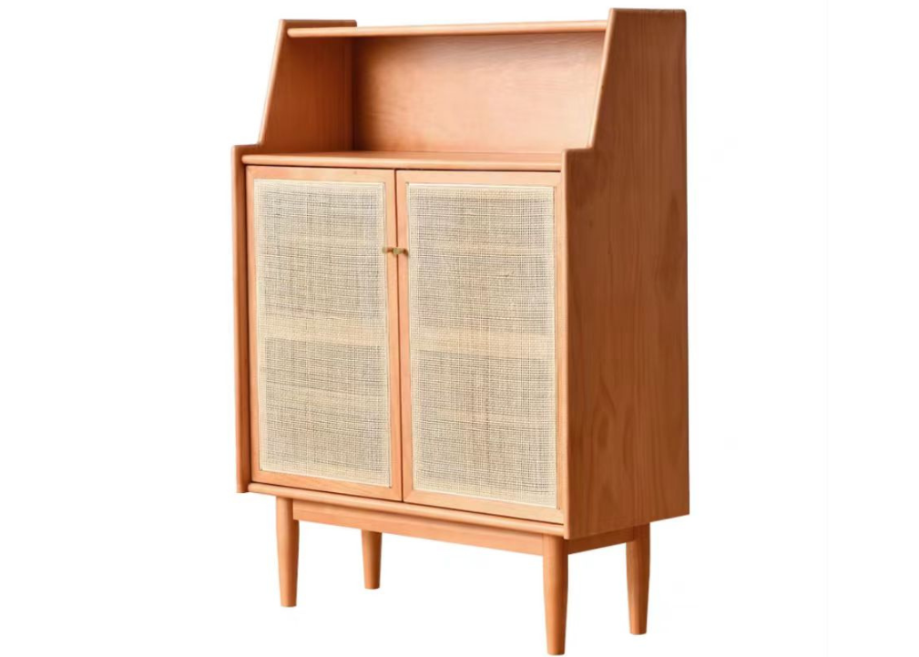 A124 簡約日式藤鞋櫃 (rattan shoe cabinet)