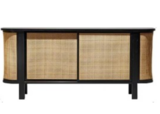 A210日式藤面餐邊櫃 (rattan sideboard)