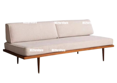 A387 日式布藝梳化 (solid wood sofa)