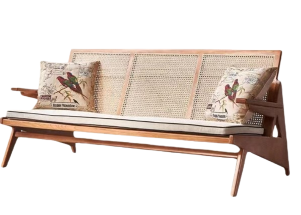 A394 日式藤織梳化 (rattan sofa)